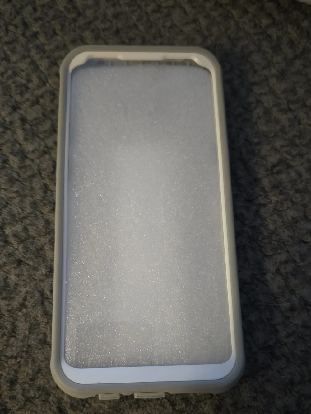 White Protective Phone Case with Screen Protector